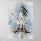 Classic Greek Statue Athena Photo Print – Timeless (Voorkant)