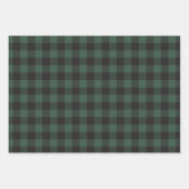 Classic Green Black Buffalo Tartan  Inpakpapier Vel (Voorkant 2)