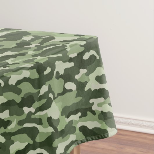 Classic Green Camouflage Tafelkleed (Voorbeeld)