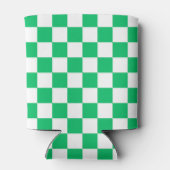 Classic green checkered  blikjeskoeler (Achterkant)