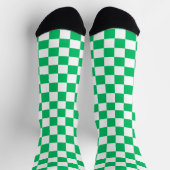 Classic green checkered  sokken (Top)