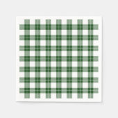 Classic Green en White Plays Pattern Servet (Voorkant)