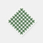 Classic Green en White Plays Pattern Servet (Hoek)