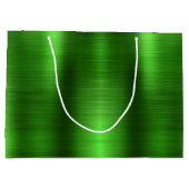 Classic Green Gold-gepersonaliseerd Afstuderen Groot Cadeauzakje (Achterkant)