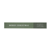 Classic Green Houndstooth Merry Christmas  (Individueel)
