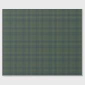 Classic Green Plaid | rustieke kerst Cadeaupapier (Vlak)