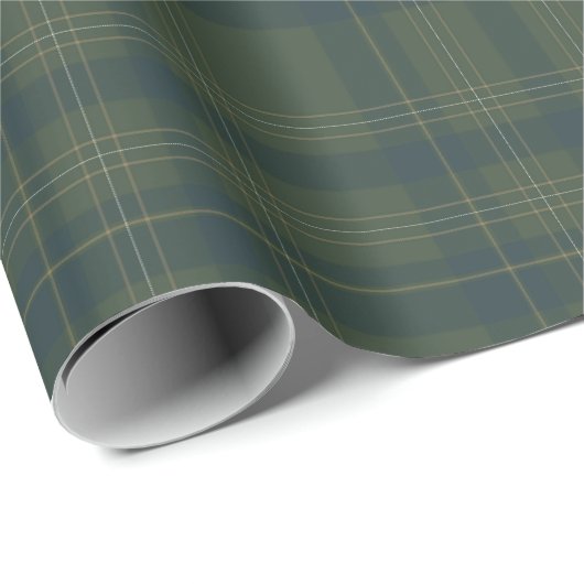 Classic Green Plaid | rustieke kerst Cadeaupapier (Rol Hoek)