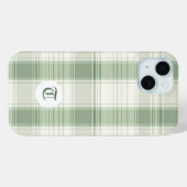Classic Green Plaid telefoonhoesje Case-Mate iPhone Case (Achterkant (horizontaal))