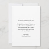 Classic Green Pset Pattern Prettige feestdagen Fot (Achterkant)