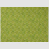 Classic Green Velvet Argyle Pattern Luxury Tissuepapier (Voorkant)
