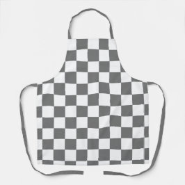 Classic grey checkerboard schort