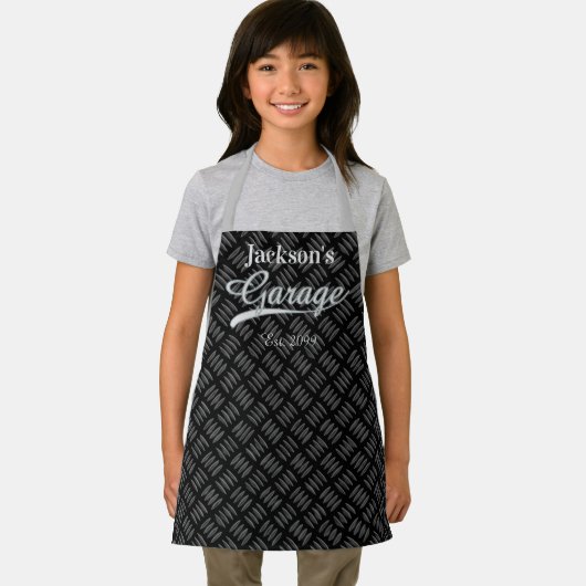 Classic Grey Garage Kind & Adults Schorten (Insitu)