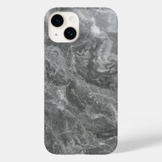 Classic Grey Marble Stone Texture iPhone Case