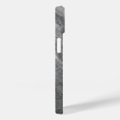 Classic Grey Marble Stone Texture iPhone Case (Achterkant / Rechts)