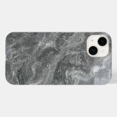 Classic Grey Marble Stone Texture iPhone Case (Achterkant (horizontaal))
