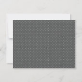 Classic Grey Polka Dot Bedankt Opmerking Kaarten (Achterkant)