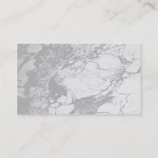 Classic grijs  Visitekaartjes (Achterkant)