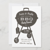 Classic Grill BBQ Baby shower Kaart (Voorkant)