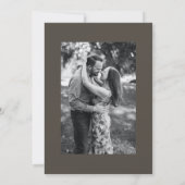 Classic Grill BBQ Baby shower Kaart (Achterkant)