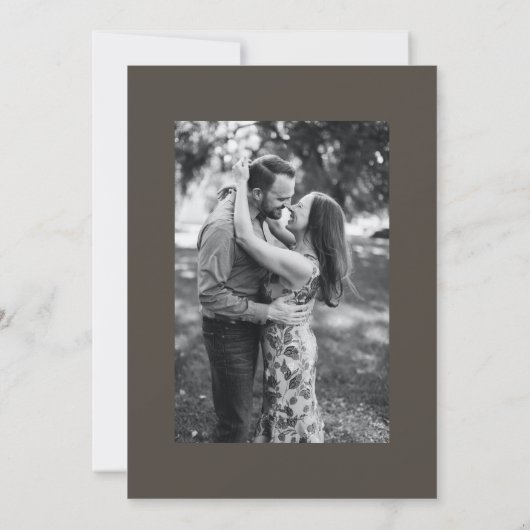 Classic Grill BBQ Baby shower Kaart (Achterkant)