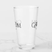 Classic Groom Tumbler Glass (Links)