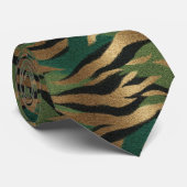 Classic Groomsmen Gift Tiger Stropdas (Opgerold)