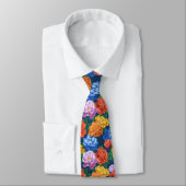 Classic Groomsmen Peonies Floral Stropdas (Gebonden)