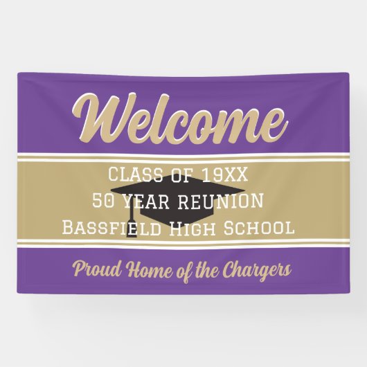 Classic! Grote Custom Class Reunion banner (Horizontaal)