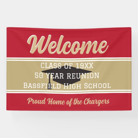 Classic! Grote Custom Class Reunion banner (Horizontaal)