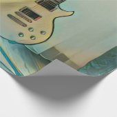 Classic guitar gift for dad cadeaupapier (Hoek)