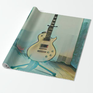 Classic guitar gift for dad cadeaupapier