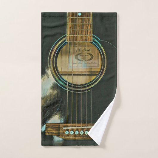 Classic guitar gift for dad handdoek (Handdoek)