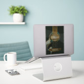 Classic guitar gift for dad sticker (Laptop op bureau)