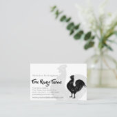 Classic Haan Poultry Boerderij of Restaurant Visitekaartje (Staand voorkant)