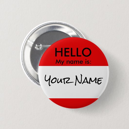 CLASSIC HALLO BUTTON (Voorkant /achterkant)
