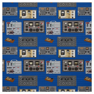 Classic Ham Radio Grid Stof