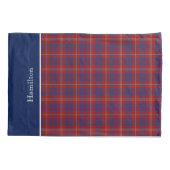 Classic Hamilton Clan Tartan Plaid Pillow Hoesje Kussensloop (Achterkant)