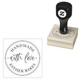 Classic Handmade With Love Rubberstempel