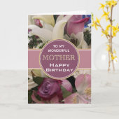 Classic! Happy Birthday Moeder wenskaart Kaart (Gele Bloem)