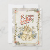 Classic Happy Easter Day Holiday Kaart (Voorkant)