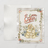  Classic Happy Easter Day Holiday Kaart (Voorkant / Achterkant)