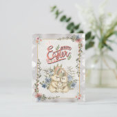  Classic Happy Easter Day Holiday Kaart (Staand voorkant)