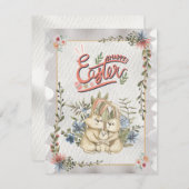  Classic Happy Easter Day Holiday Kaart (Voorkant / Achterkant)