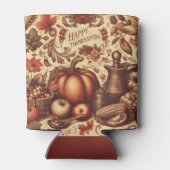 /Classic Happy Thanksgiving Blikjeskoeler (Achterkant)