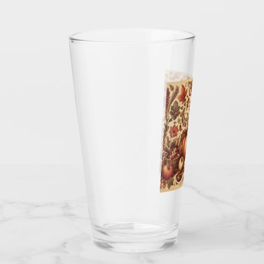 /Classic Happy Thanksgiving Glas (Rechts)