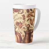/Classic Happy Thanksgiving Latte Mok (Rechterhoek)