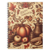 /Classic Happy Thanksgiving Notitieboek (Voorkant)