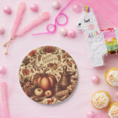 /Classic Happy Thanksgiving Papieren Bordje (Feest)