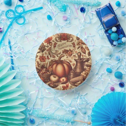 /Classic Happy Thanksgiving Papieren Kommen (Feest)