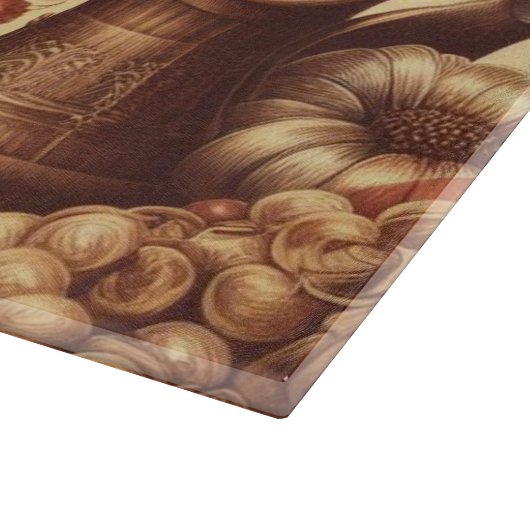 /Classic Happy Thanksgiving Snijplank (Hoek)